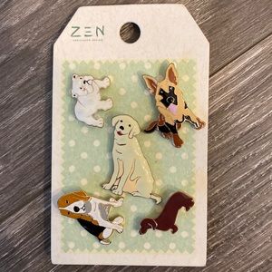 NWOT Dog Pins